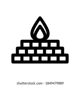 firewall icon or logo isolated sign symbol vector illustration - high quality black style vector icons
