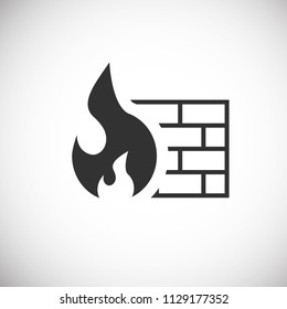 firewall icon or logo vector illustration