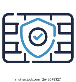 Ícone de firewall, para web, app, infográfico, etc