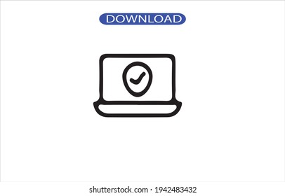 Firewall- oder Schutzsymbol oder Logo in hoher Auflösung