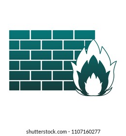 Firewall system technology blue lines