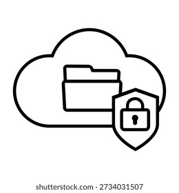 Ícone vetorial do firewall. Sinal da Cybersecurity Illustration. Símbolo de antivírus de computador. Logotipo da proteção de dados.
