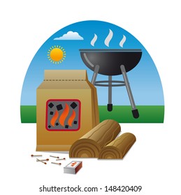 firewood for barbecue