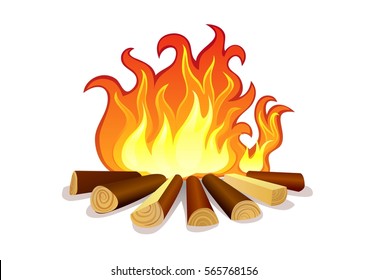 firewood flame