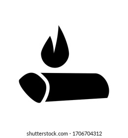 firewood icon or logo isolated sign symbol vector illustration - high quality black style vector icons
