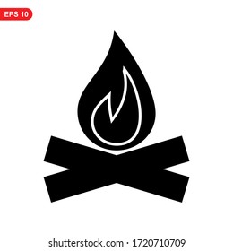 firewood icon or logo isolated sign symbol vector illustration - high quality black style vector icons
