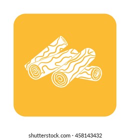 Firewood icon. Vector illustration