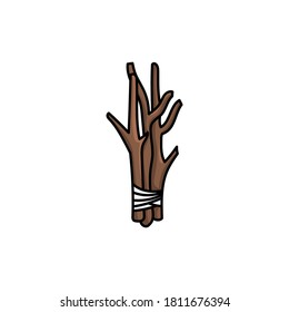 firewood vector design template illustration