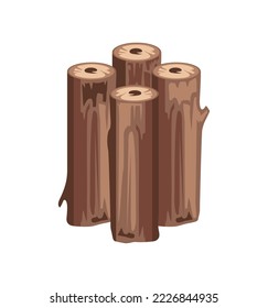 firewood vector design white background