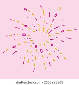 A firework for 2025 new year design vector