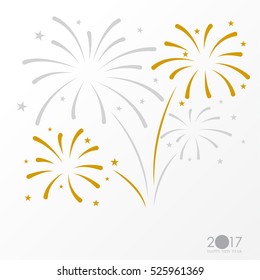 firework background, can be use for celebration, party, and new year event. vector illustration 