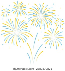 Firework Background, Happy New Year