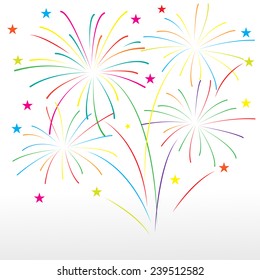 firework carnaval background, can be use for celebration, party, and new year event 
