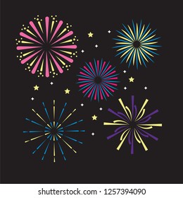 firework decoration explosion show to event