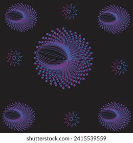 Firework display background black colorful