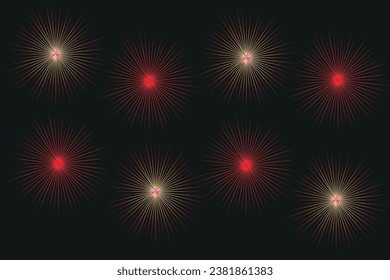Firework, Fire spark for celebration, party, wedding  