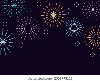 Firework Frame Background that can be used for events and banners