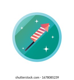 Firework gradient style icon design, Celebration festival event holiday party anniversay explosion and festive theme Vector illustration