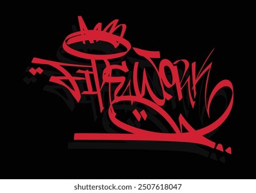 FIREWORK graffiti tag style design