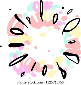 firework hand drawn