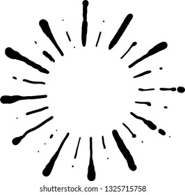 firework hand drawn