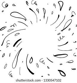 firework hand drawn
