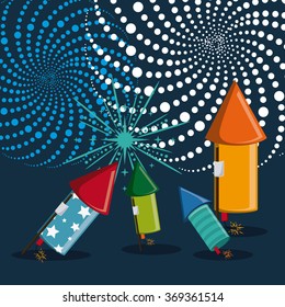 Firework icon design 