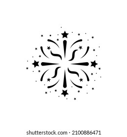 Firework Icon Design Vector Illustration