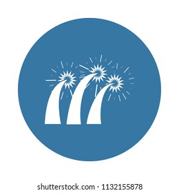 firework icon. Element of party icons for mobile concept and web apps. Badge style firework icon can be used for web and mobile apps