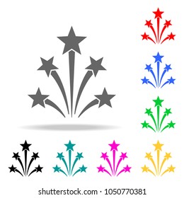 firework icon. Elements of party multi colored icons. Premium quality graphic design icon. Simple icon for websites, web design, mobile app, info graphics on white background
