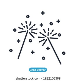 Firework icon. Firework party festival symbol template for graphic and web design collection logo vector illustration