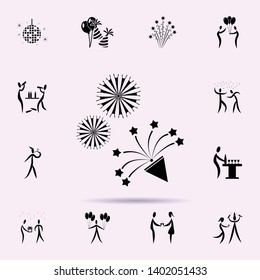 firework icon. Party icons universal set for web and mobile