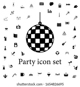 Feuerwerk-Symbol. Partysymbole, universell einsetzbar für Web und Mobile