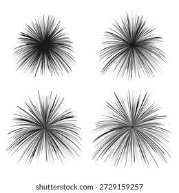 Firework Icon Set. Confetti Icon Set. Fireworks icon collection. Set of firework, firecracker, confetti icons. Fireworks, sparkler, salute, petard, firecracker icons. Celebration and holiday icons.