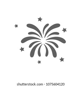 Firework icon in trendy flat style isolated on white background. Symbol for your web site design, logo, app, UI. Vector illustration, EPS