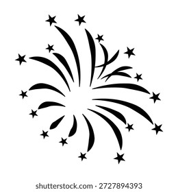 Firework icon vector design illustration