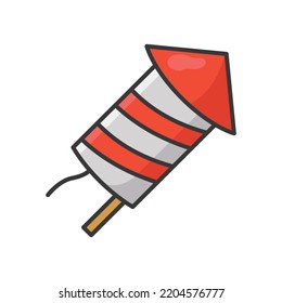 firework icon vector design template in white background
