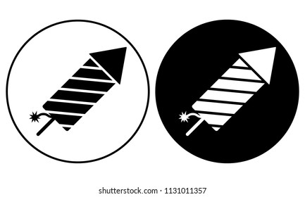 Firework icon. Vector illustration