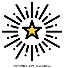  Feuerwerk-Symbol Vektorgrafik , Feiern, Funkeln, Feiern glücklich neues Jahr