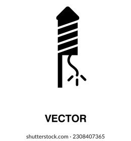 Firework icon,vector illustration.vector firework icon illustration isolated on White background.eps