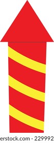 Vektordesign-Vektorgrafik von Feuerwerk