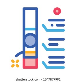 firework information icon vector. firework information sign. color symbol illustration