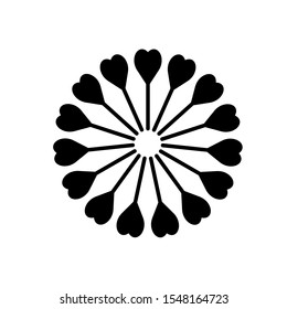 firework line icon set, happy new year fireworks with white background