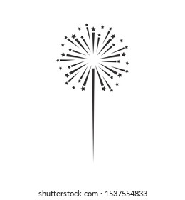 firework logo design inspiration eps 10
