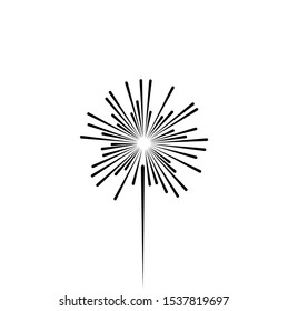 firework logo design inspiration eps 10
