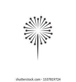 firework logo design inspiration eps 10