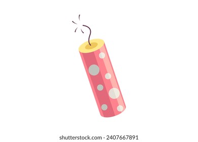 Firework New Year Party Sticker