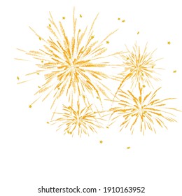 Firework white background  can be use for celebration  party    new year event  vector illustration colorful firework 