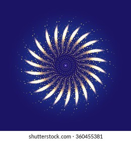 Firework ornament illustration