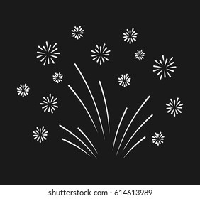 firework party doodle